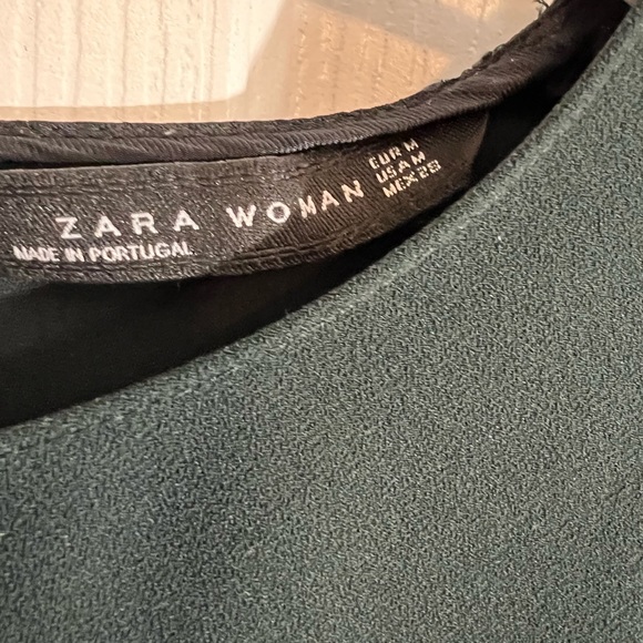 Zara asymmetrical top green - Picture 3 of 6